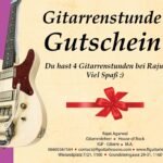 Gitarrenunterricht Gutschein Wien